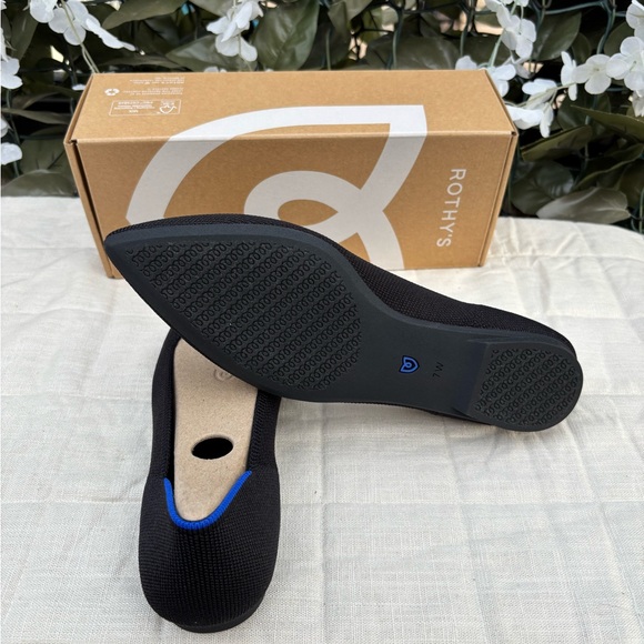 Rothy's Black and Blue Women's Flats - Picture 4 of 6